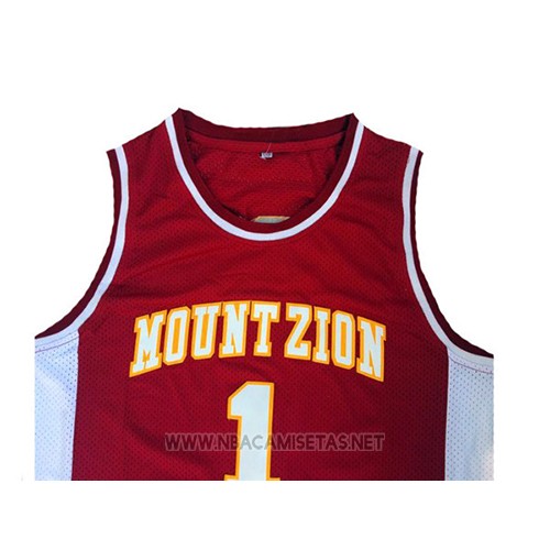 Camiseta Mountzion Tracy McGrady NO 1 Rojo